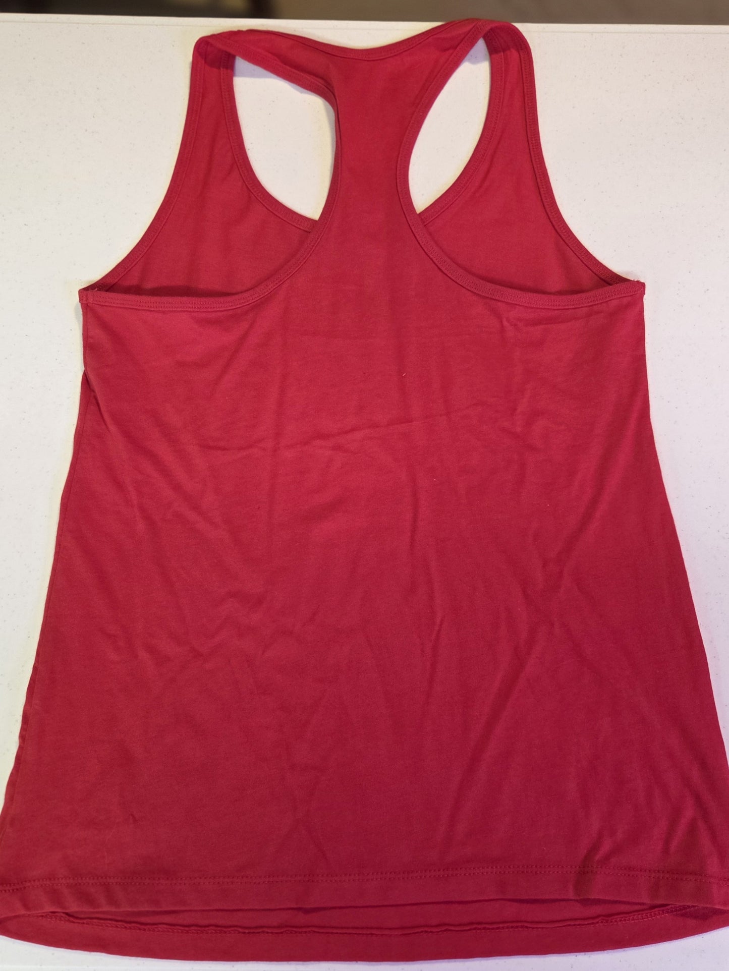 Red Women's Racerback tank - Gratitude is the best attitude