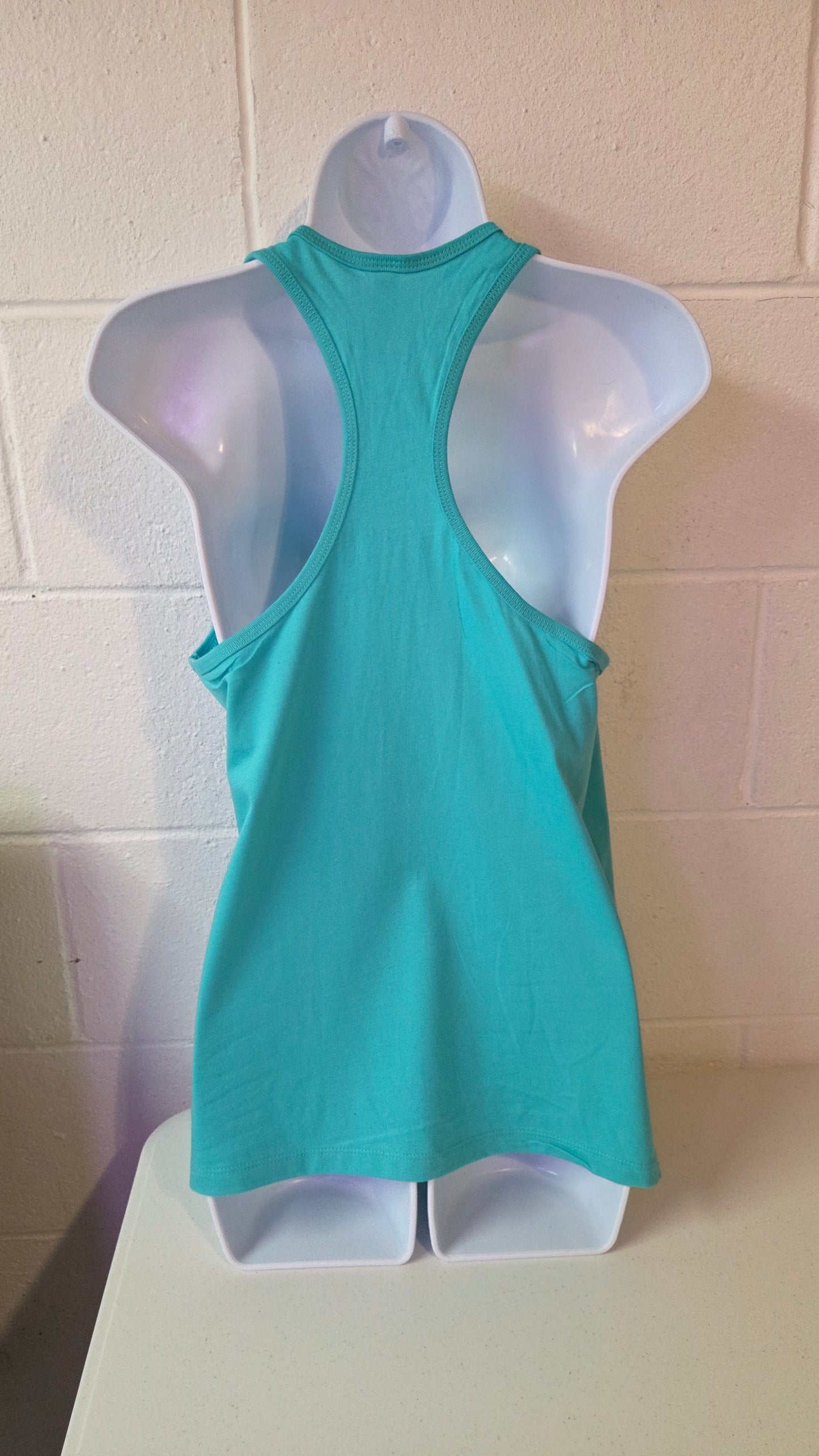 Teal Women's Racerback Tank - Be The Energy You Want To Attract
